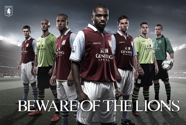Aston Villa FC New Kit 2012-13 Home Away Aston Villa FC New Kit 2012-13 Home Away