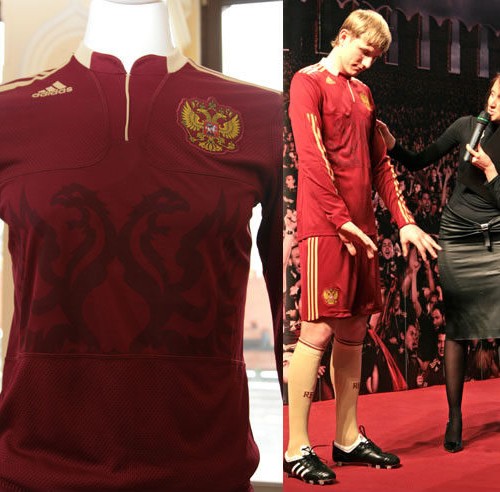  New Russia 2009-10 home shirt