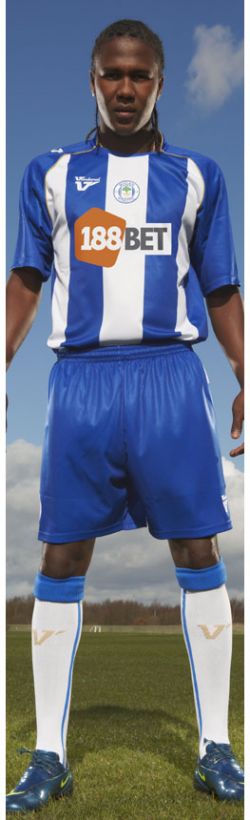 New Wigan Athletic home kit 2008-09