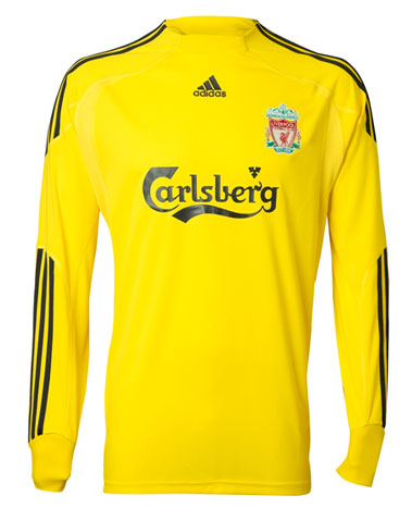 new Liverpool Goalkeeper Jersey 2009-10 season