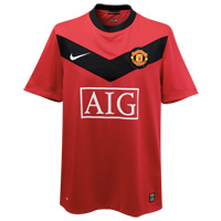 New Man Utd home shirt 2009-10 season