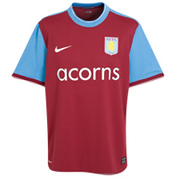 New Aston Villa home kit 09-10