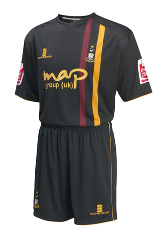 New Bradford City away strip photo 2009-10 season