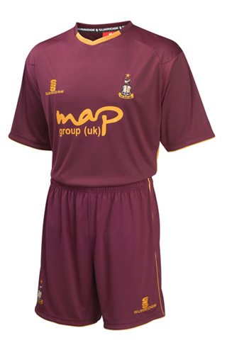 New Bantams home kit 2009-10 season