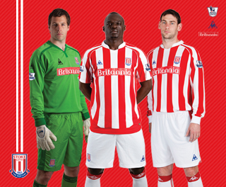 New Stoke City home shirt photo 2009-10 Premiership season