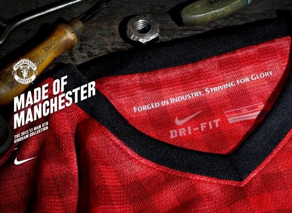 Gingham Manchester United Kit 2012-13