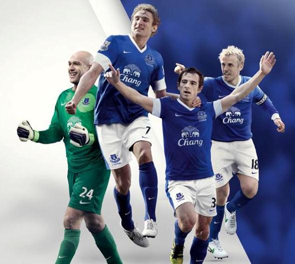 New Everton Home Kit 2012-13