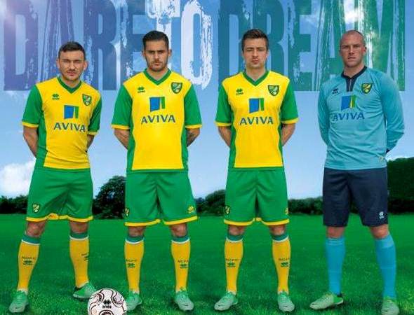 Norwich City New Kit 2013 14