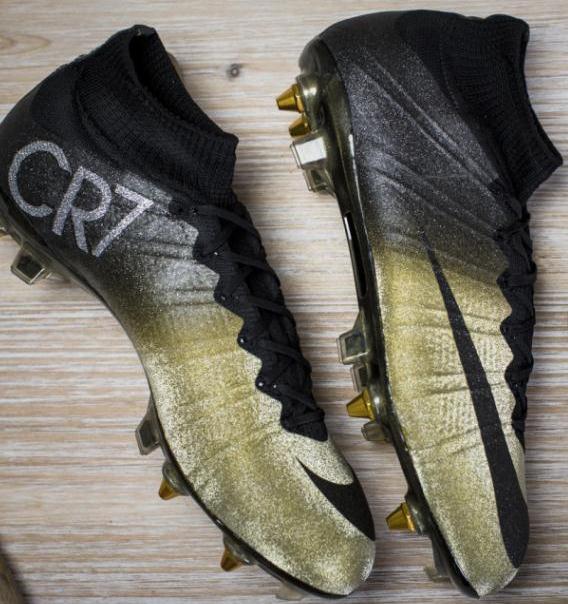 Rare Gold Ronaldo Cleats 2015