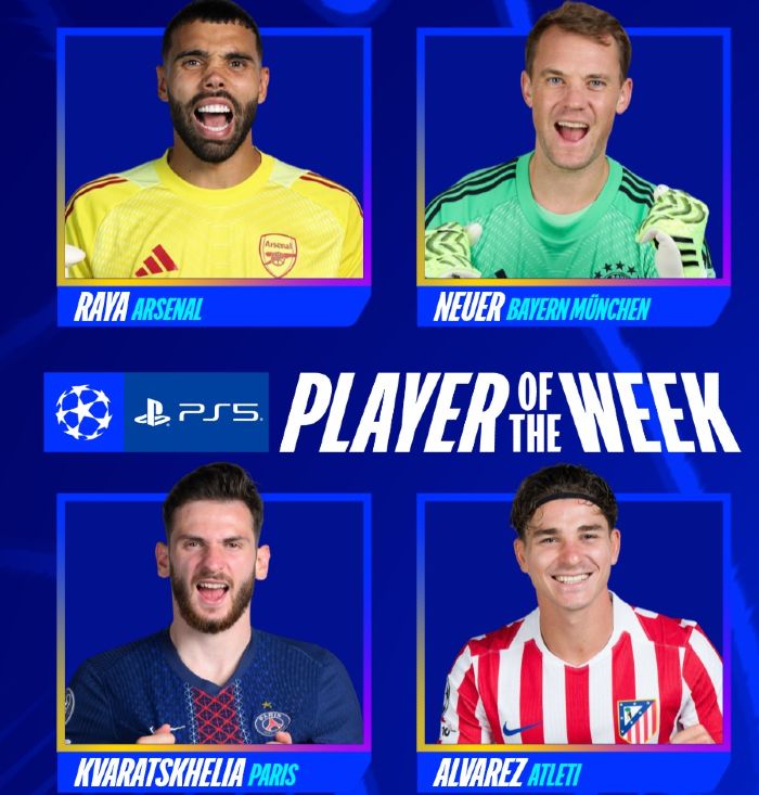 Champions League Player of the Week Neuer 2026