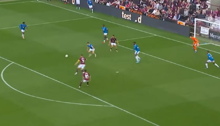 Shankland goal vs Rangers 2026 for Hearts