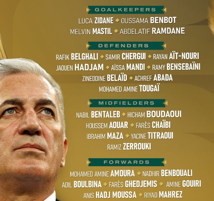Algeria Squad
