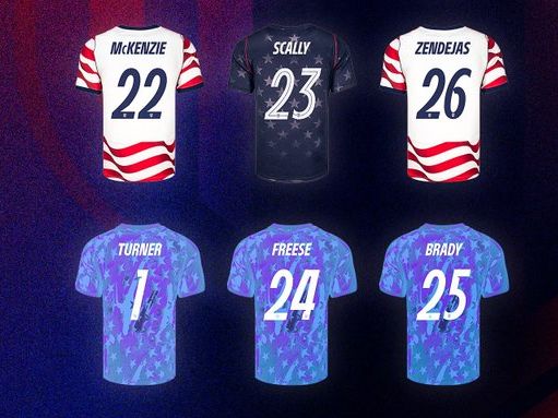 USMNT Shirt Numbers World Cup 2026 Roster