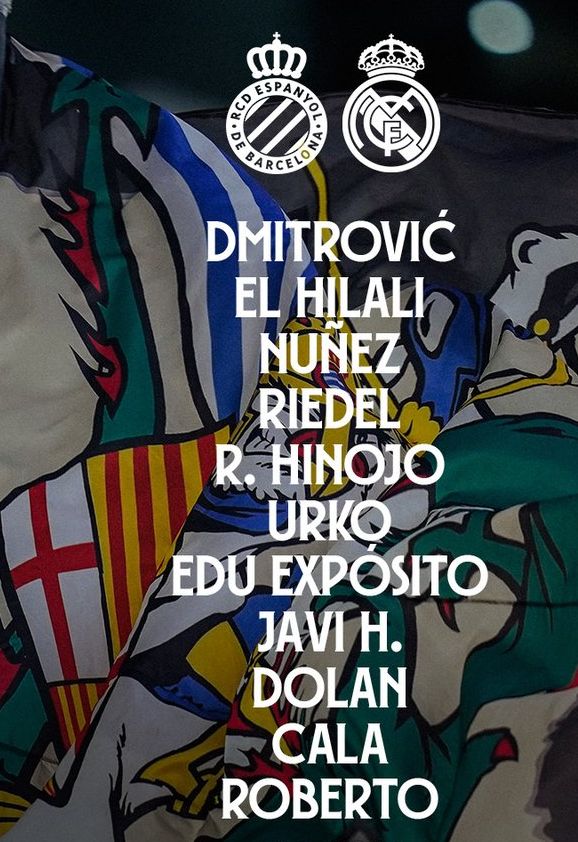 Espanyol vs Real Madrid 2026 Lineups